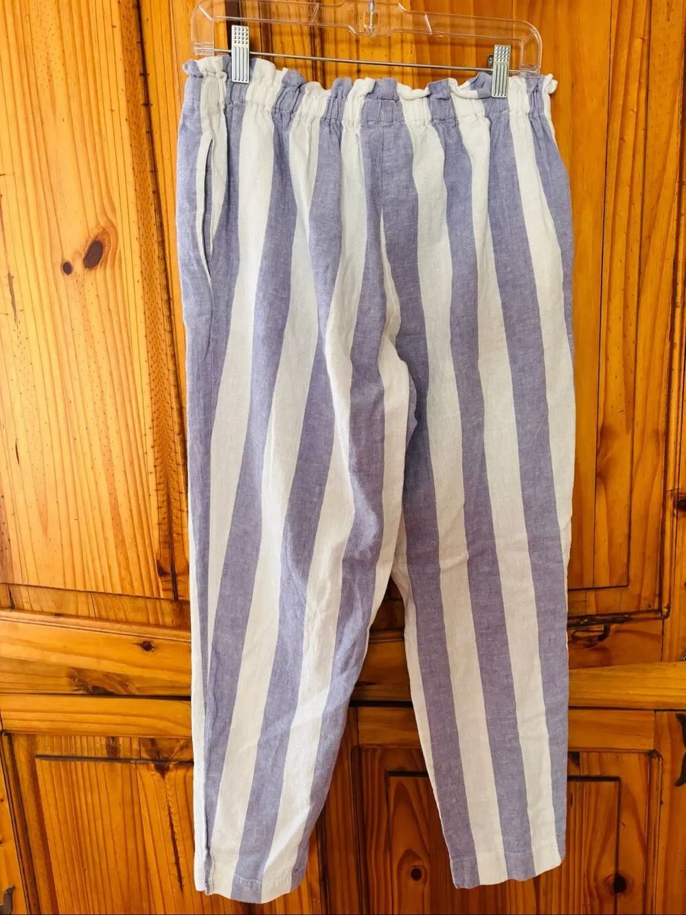 Beachlunchlounge Striped Linen Pants